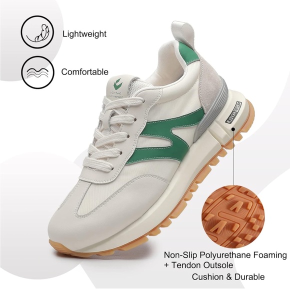 Amazon Shoes - Amazon 💚💚 somiliss casual Sneakers Genuine leather shoes NWT
